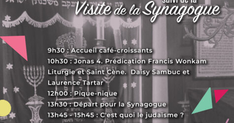 KT – Culte Famille et Visite de la Synagogue de Chalon